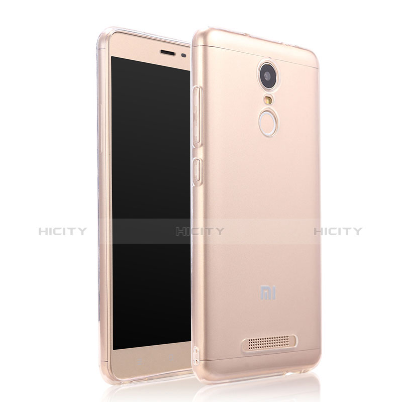 Carcasa Silicona Ultrafina Transparente T04 para Xiaomi Redmi Note 3 Claro