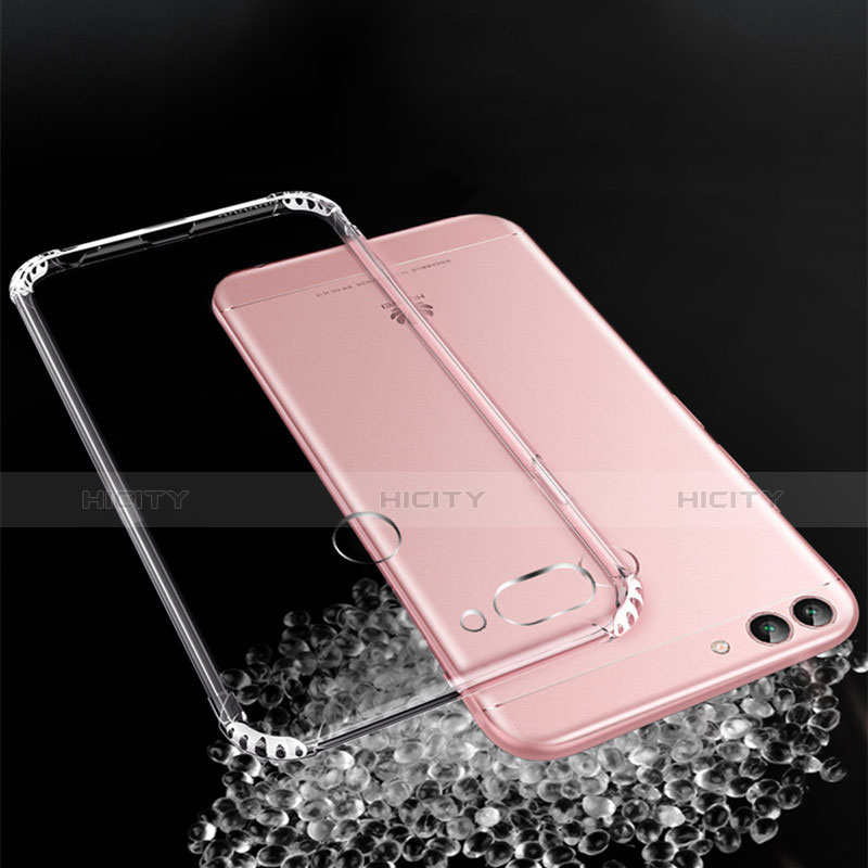 Carcasa Silicona Ultrafina Transparente T05 para Huawei Enjoy 7S Claro