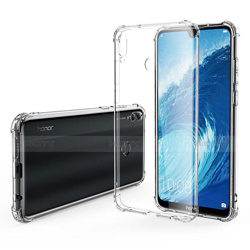 Carcasa Silicona Ultrafina Transparente T05 para Huawei Honor 8X Max Claro