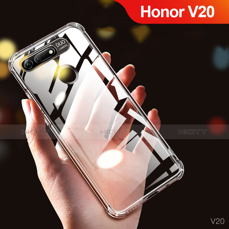 Carcasa Silicona Ultrafina Transparente T05 para Huawei Honor V20 Claro