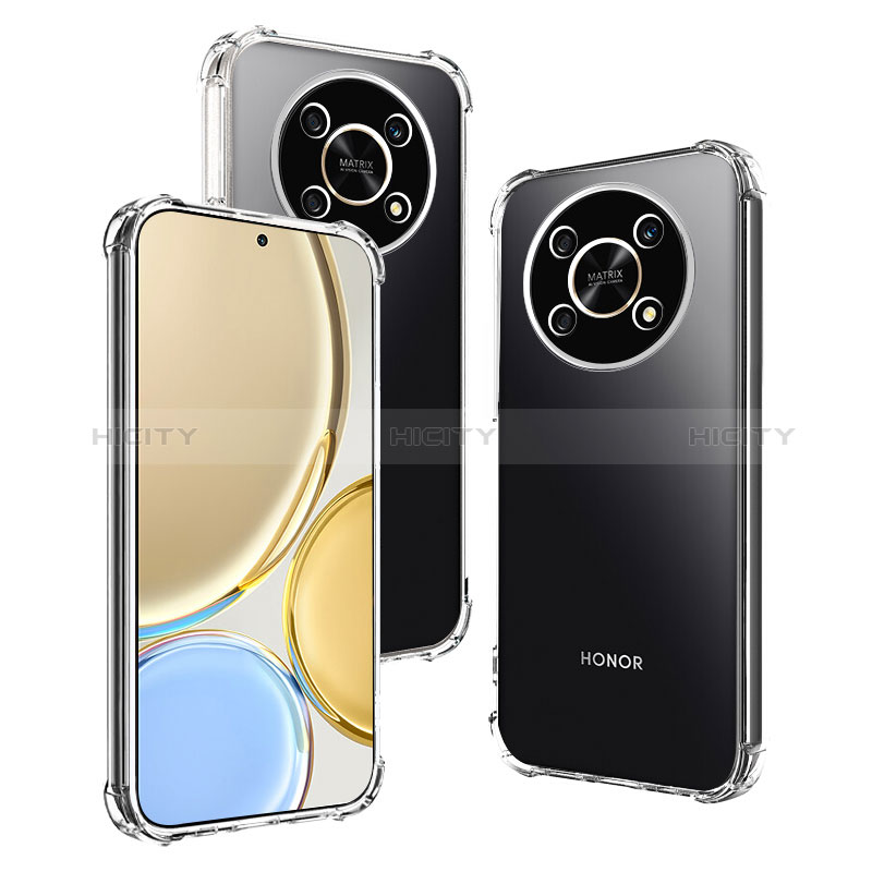 Carcasa Silicona Ultrafina Transparente T05 para Huawei Honor X9 5G Claro