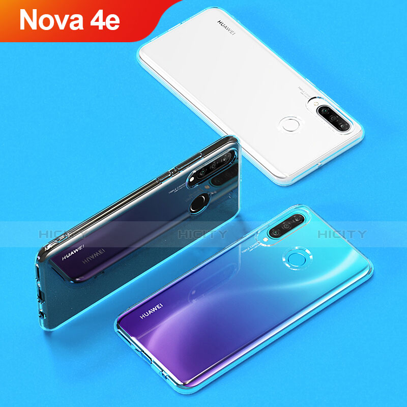 Carcasa Silicona Ultrafina Transparente T05 para Huawei Nova 4e Claro