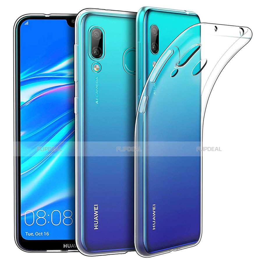 Carcasa Silicona Ultrafina Transparente T05 para Huawei Y7 (2019) Claro