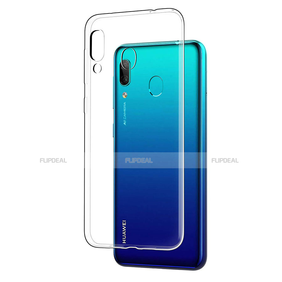 Carcasa Silicona Ultrafina Transparente T05 para Huawei Y7 Pro (2019) Claro