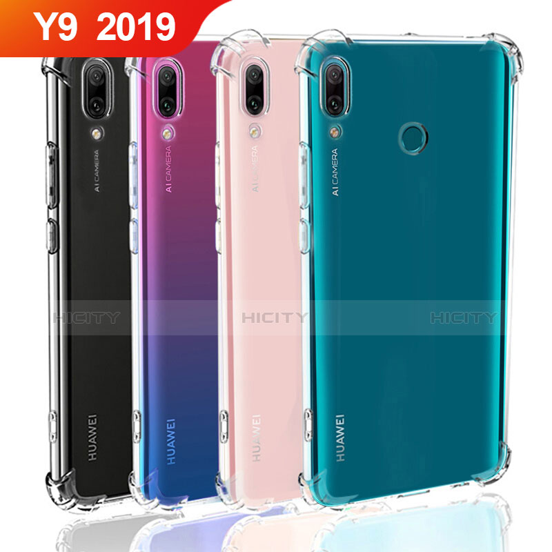 Carcasa Silicona Ultrafina Transparente T05 para Huawei Y9 (2019) Claro