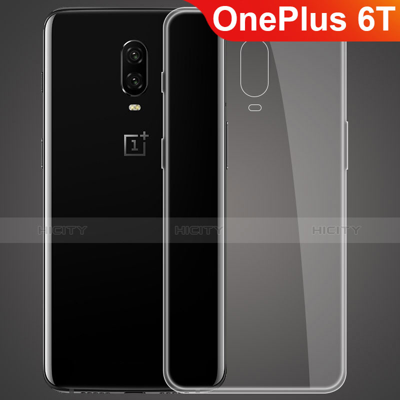 Carcasa Silicona Ultrafina Transparente T05 para OnePlus 6T Claro