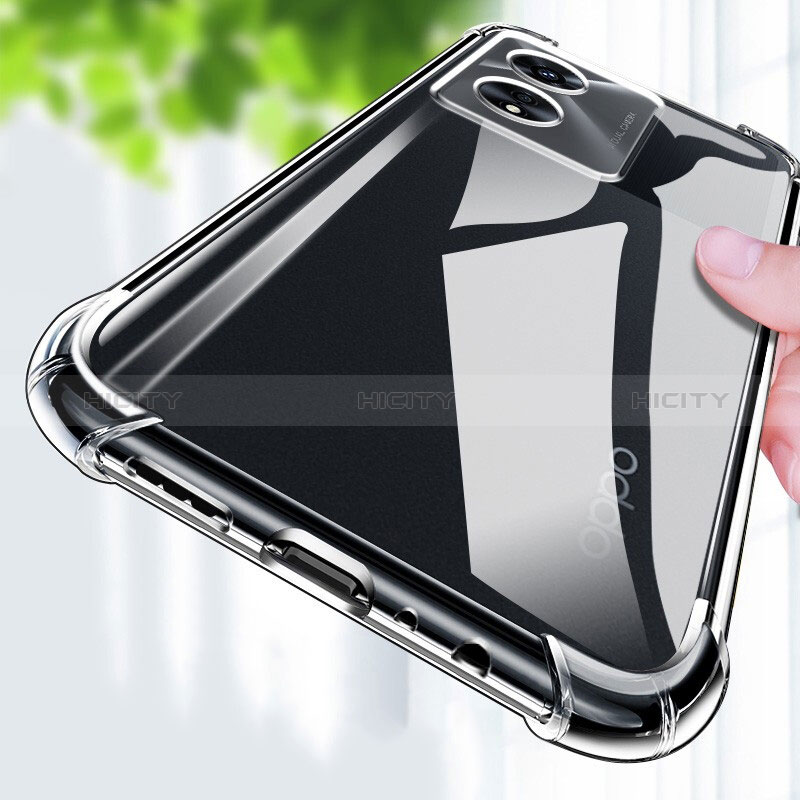 Carcasa Silicona Ultrafina Transparente T05 para Oppo A1x 5G Claro