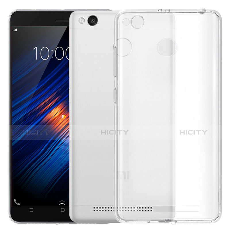 Carcasa Silicona Ultrafina Transparente T05 para Xiaomi Redmi 3 High Edition Claro