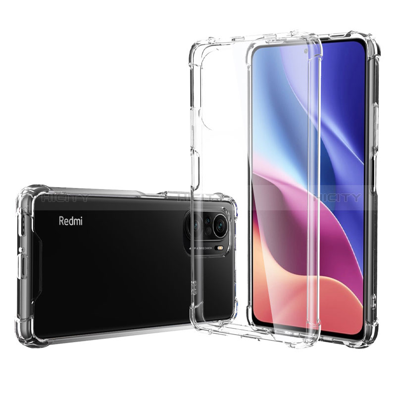 Carcasa Silicona Ultrafina Transparente T05 para Xiaomi Redmi K40 Pro+ Plus 5G Claro