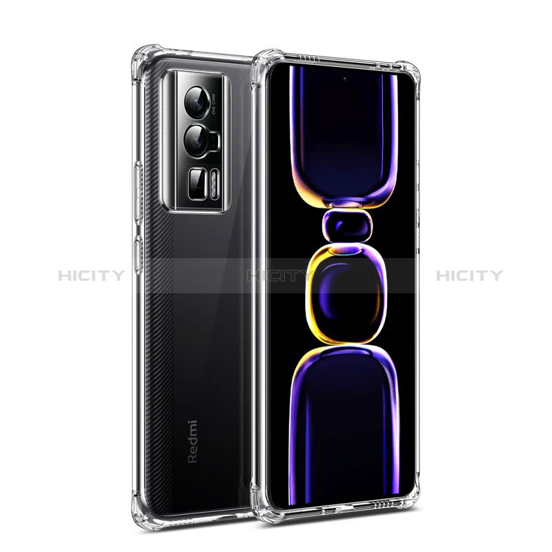 Carcasa Silicona Ultrafina Transparente T05 para Xiaomi Redmi K60 Pro 5G Claro