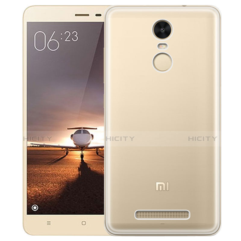 Carcasa Silicona Ultrafina Transparente T05 para Xiaomi Redmi Note 3 Claro