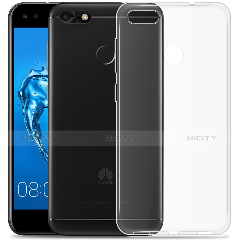 Carcasa Silicona Ultrafina Transparente T06 para Huawei Y6 Pro (2017) Claro