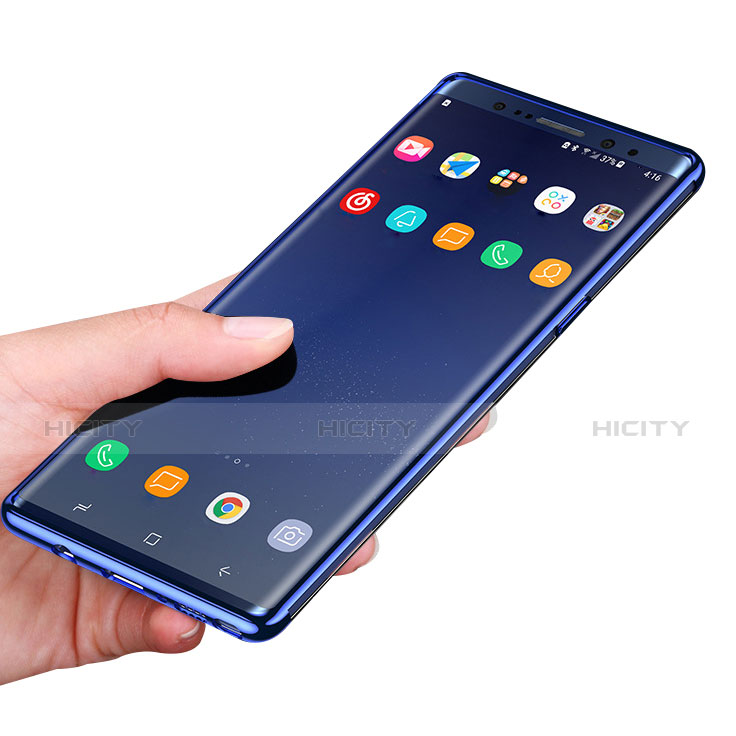 Carcasa Silicona Ultrafina Transparente T06 para Samsung Galaxy Note 8 Azul