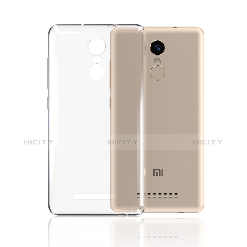 Carcasa Silicona Ultrafina Transparente T06 para Xiaomi Redmi Note 3 Claro