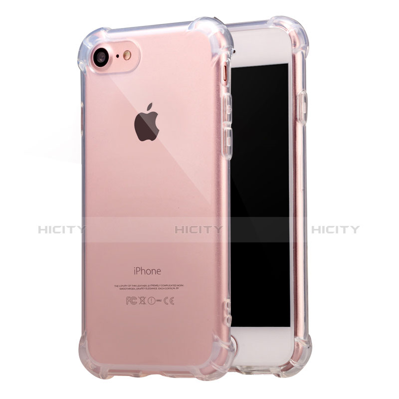 Carcasa Silicona Ultrafina Transparente T07 para Apple iPhone 7 Claro