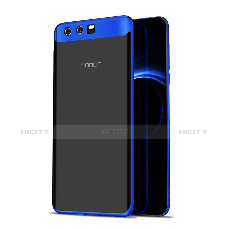 Carcasa Silicona Ultrafina Transparente T07 para Huawei Honor 9 Premium Azul