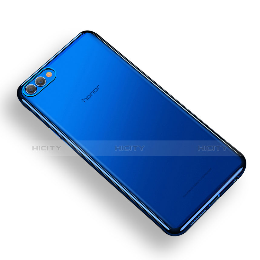 Carcasa Silicona Ultrafina Transparente T07 para Huawei Honor V10 Azul