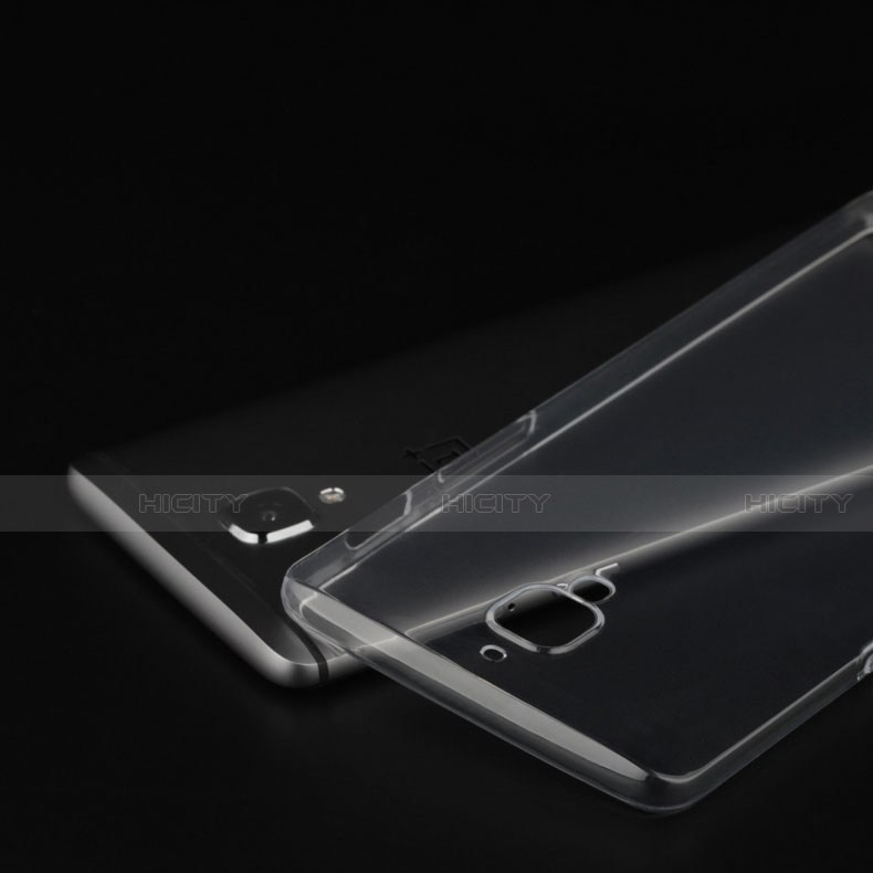 Carcasa Silicona Ultrafina Transparente T07 para OnePlus 3 Claro