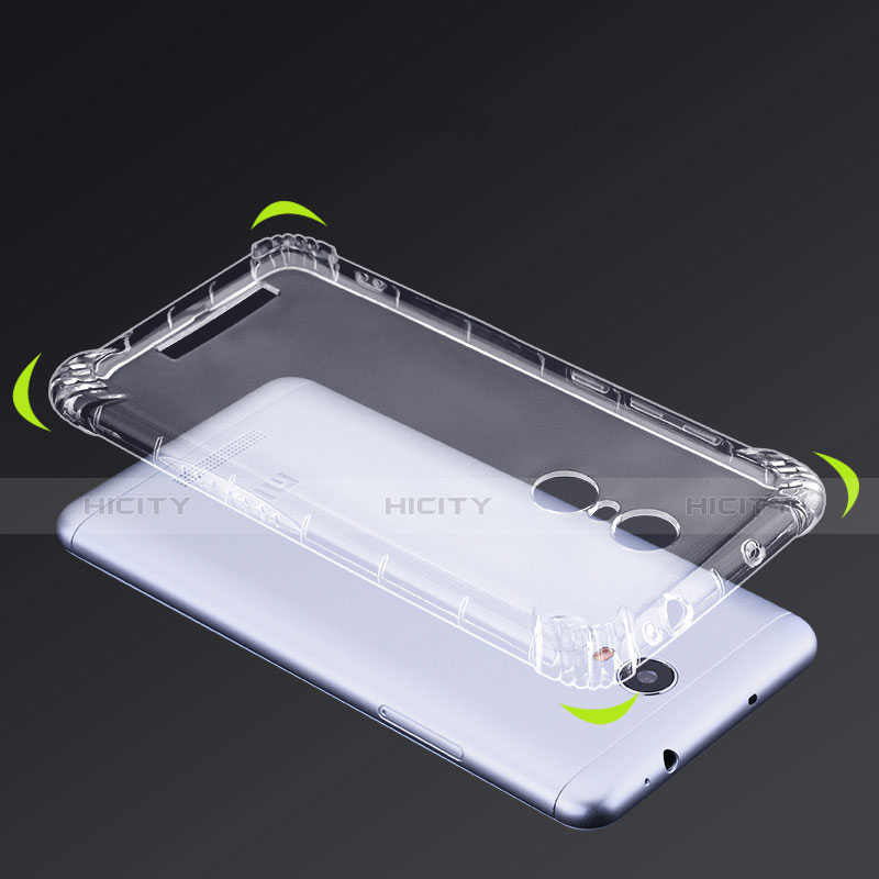 Carcasa Silicona Ultrafina Transparente T07 para Xiaomi Redmi Note 3 MediaTek Claro