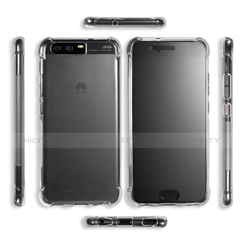 Carcasa Silicona Ultrafina Transparente T08 para Huawei P10 Plus Claro