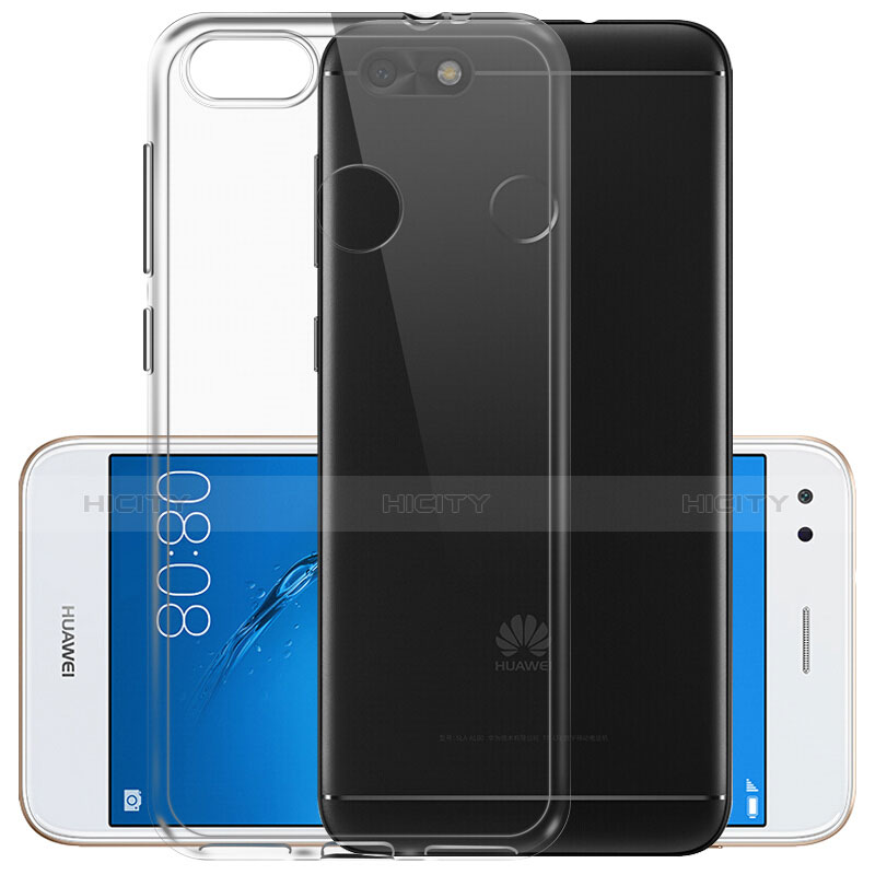 Carcasa Silicona Ultrafina Transparente T08 para Huawei Y6 Pro (2017) Claro