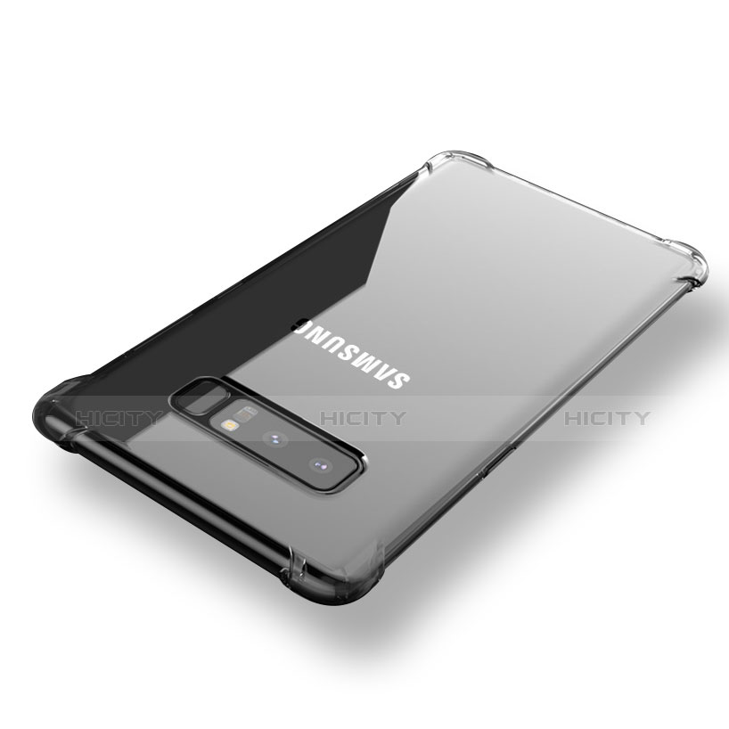 Carcasa Silicona Ultrafina Transparente T08 para Samsung Galaxy Note 8 Duos N950F Claro