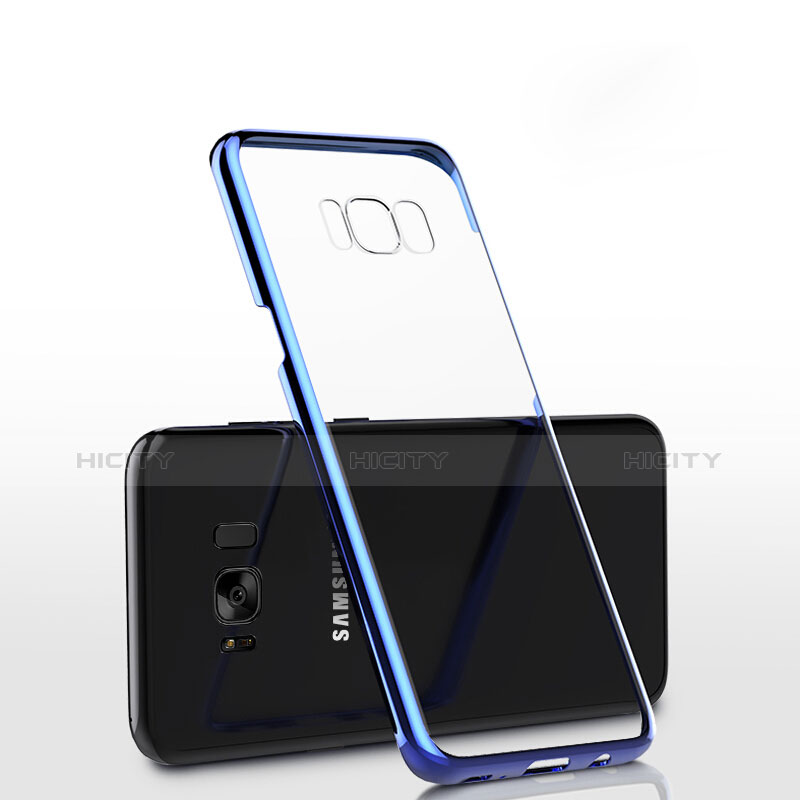 Carcasa Silicona Ultrafina Transparente T08 para Samsung Galaxy S8 Azul