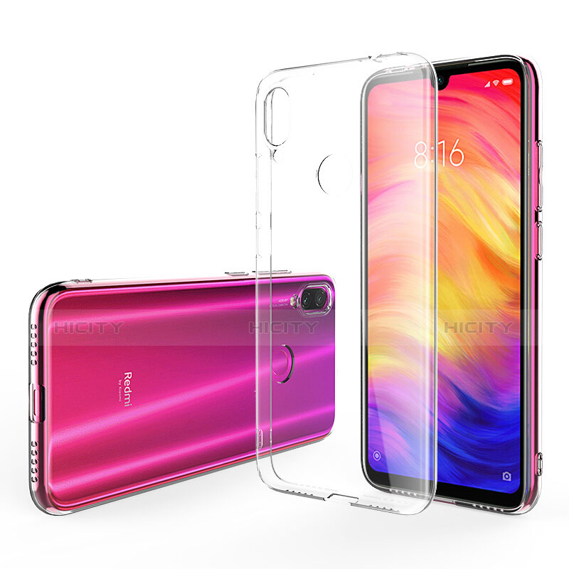 Carcasa Silicona Ultrafina Transparente T08 para Xiaomi Redmi Note 7 Claro