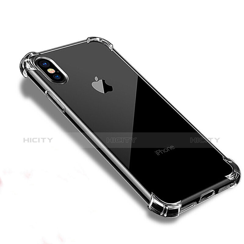 Carcasa Silicona Ultrafina Transparente T09 para Apple iPhone Xs Claro