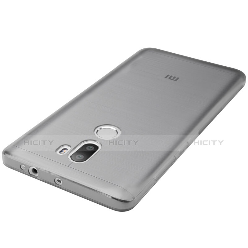 Carcasa Silicona Ultrafina Transparente T09 para Xiaomi Mi 5S Plus Gris