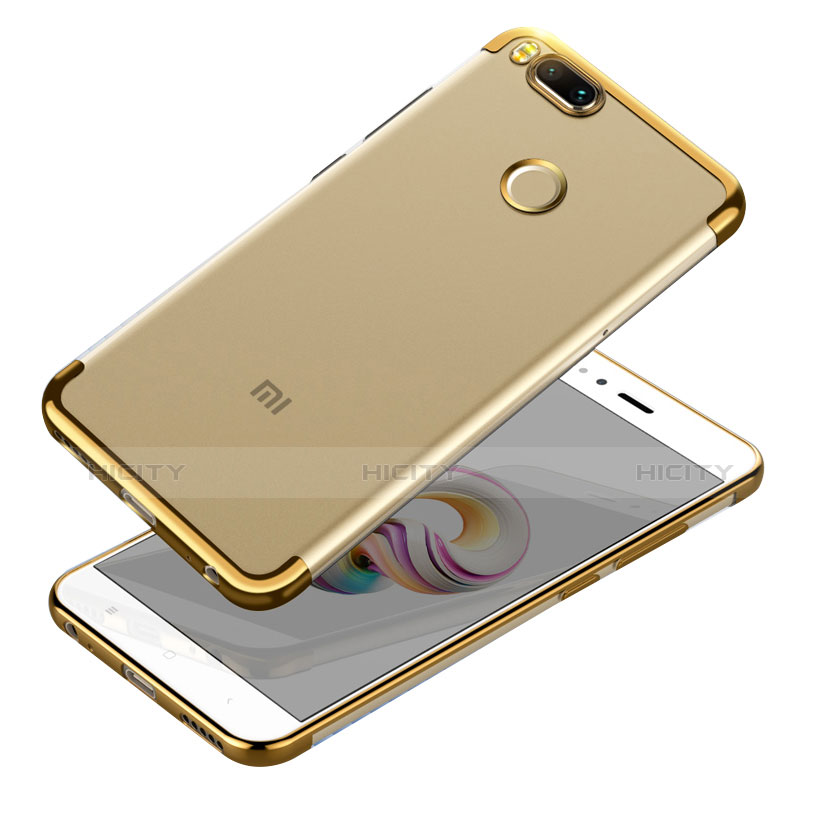 Carcasa Silicona Ultrafina Transparente T10 para Xiaomi Mi 5X Oro