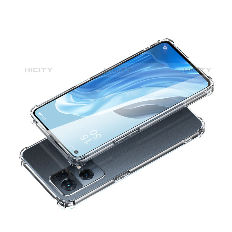 Carcasa Silicona Ultrafina Transparente T11 para Oppo Reno7 Pro 5G Claro