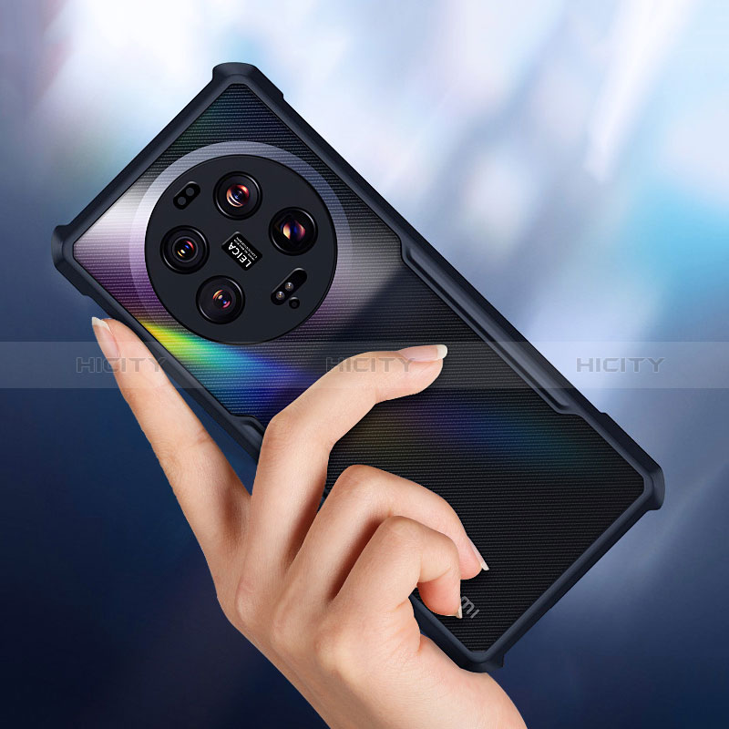 Carcasa Silicona Ultrafina Transparente T11 para Xiaomi Mi 13 Ultra 5G Negro