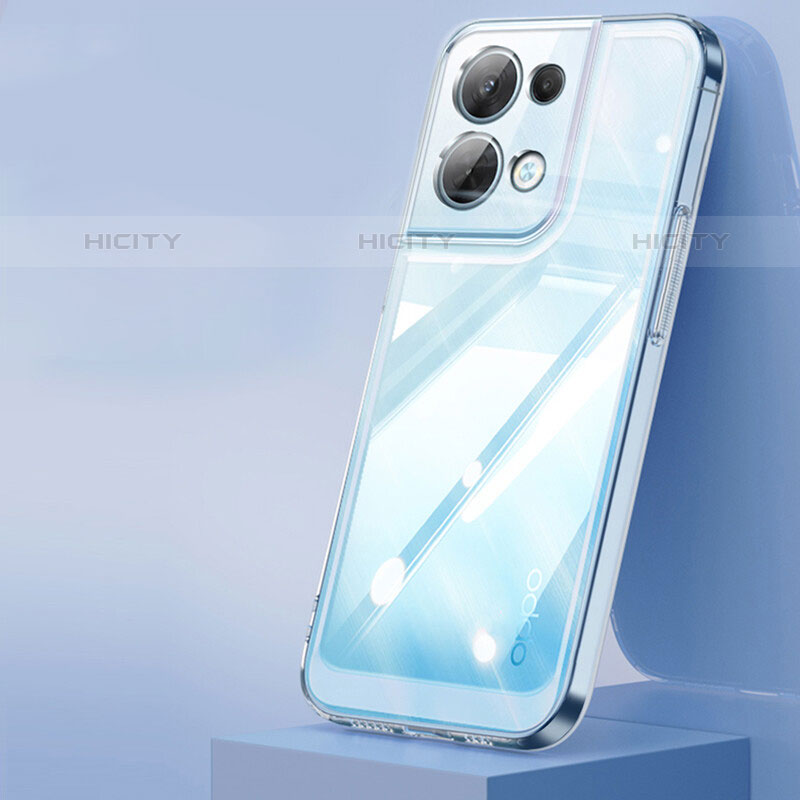 Carcasa Silicona Ultrafina Transparente T12 para Oppo Reno8 Pro+ Plus 5G Claro