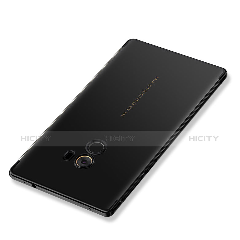 Carcasa Silicona Ultrafina Transparente T12 para Xiaomi Mi Mix 2 Negro