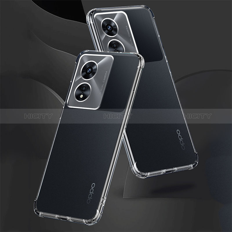 Carcasa Silicona Ultrafina Transparente T13 para Oppo A1 Pro 5G Claro