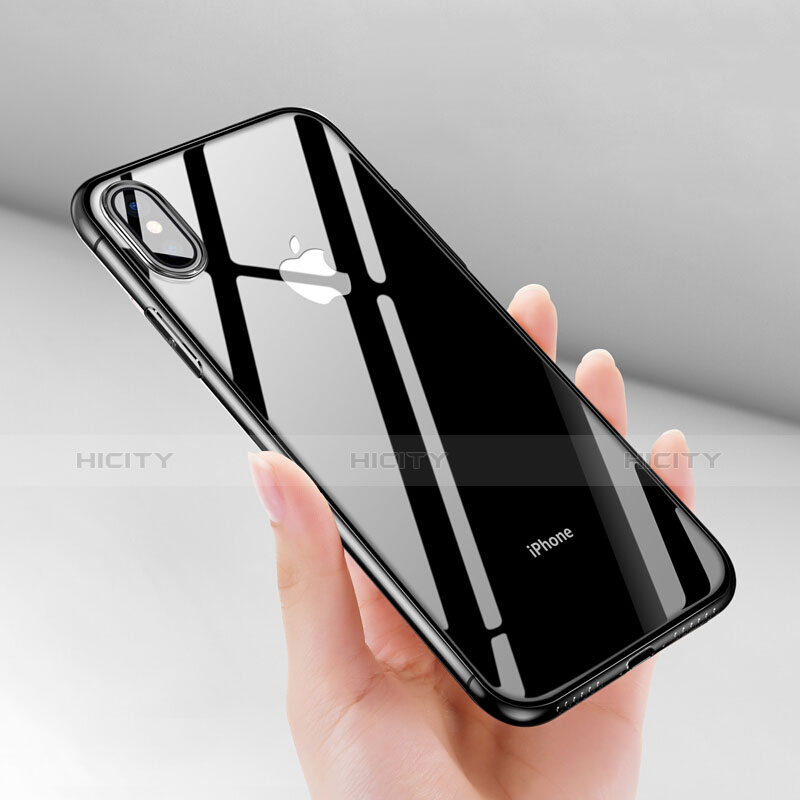 Carcasa Silicona Ultrafina Transparente T14 para Apple iPhone X Claro