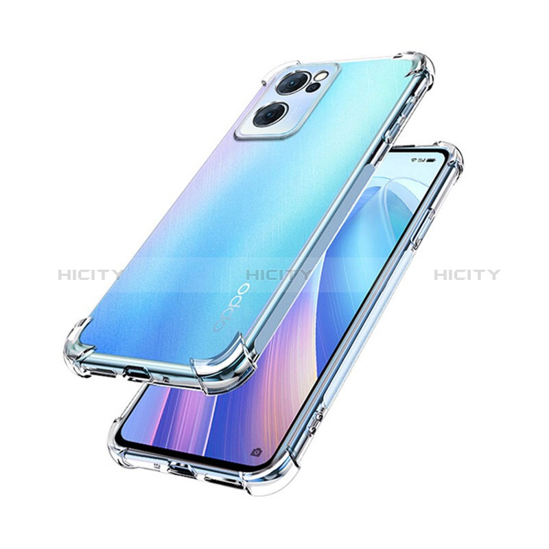 Carcasa Silicona Ultrafina Transparente T14 para Oppo Find X5 Lite 5G Claro