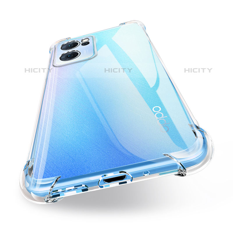 Carcasa Silicona Ultrafina Transparente T14 para Oppo Reno7 SE 5G Claro