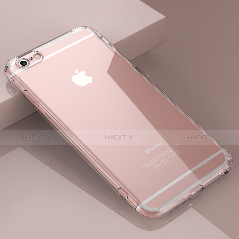 Carcasa Silicona Ultrafina Transparente T15 para Apple iPhone 6 Claro