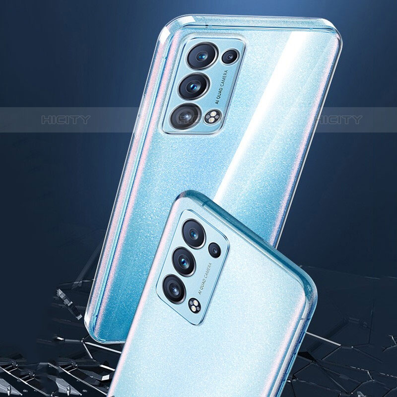 Carcasa Silicona Ultrafina Transparente T15 para Oppo Reno6 Pro 5G Claro