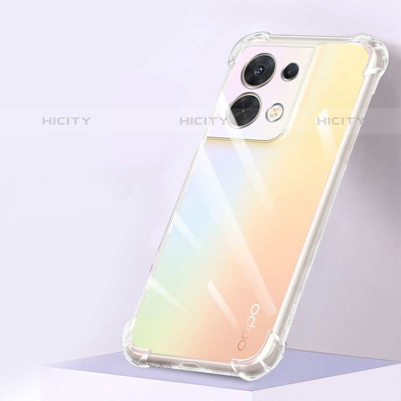 Carcasa Silicona Ultrafina Transparente T15 para Oppo Reno8 Pro+ Plus 5G Claro