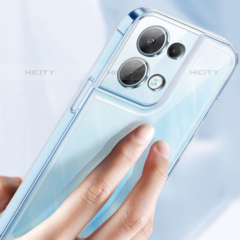 Carcasa Silicona Ultrafina Transparente T15 para Oppo Reno9 Pro 5G Claro