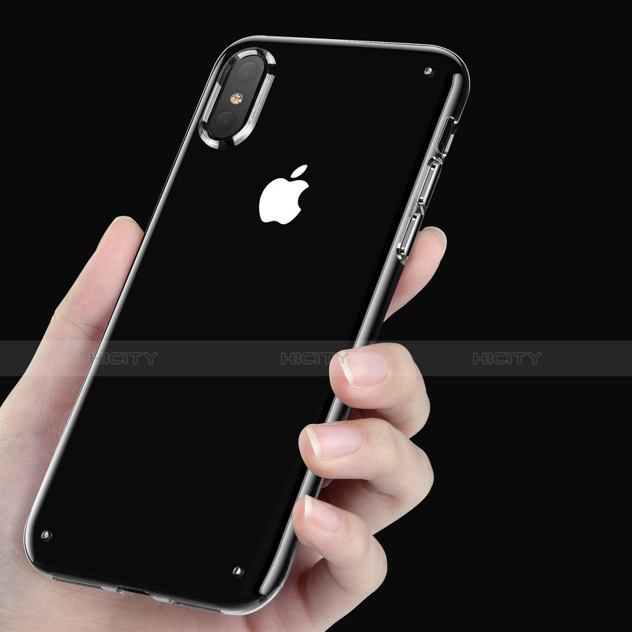 Carcasa Silicona Ultrafina Transparente T16 para Apple iPhone X Claro