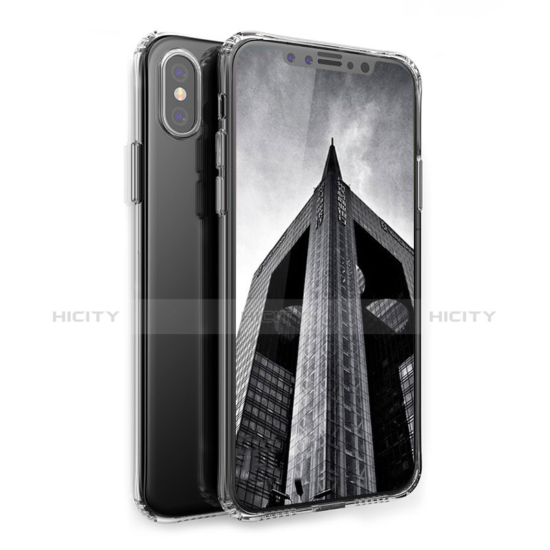 Carcasa Silicona Ultrafina Transparente T17 para Apple iPhone X Claro