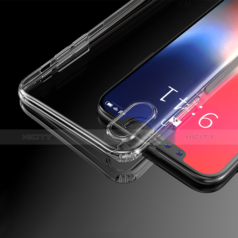 Carcasa Silicona Ultrafina Transparente T17 para Apple iPhone X Claro