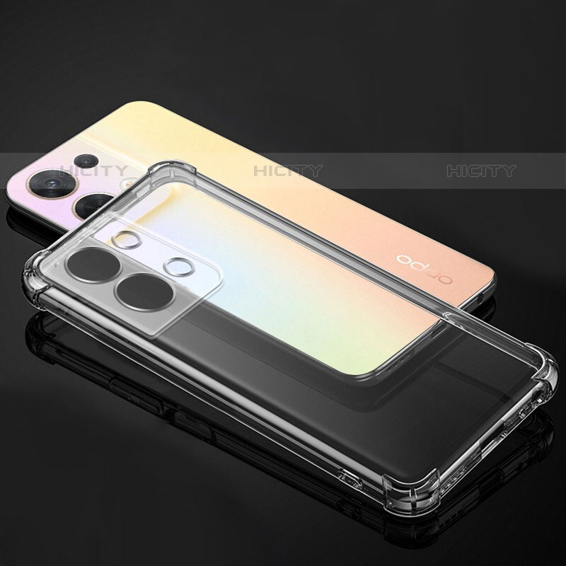 Carcasa Silicona Ultrafina Transparente T17 para Oppo Reno8 Pro 5G Claro