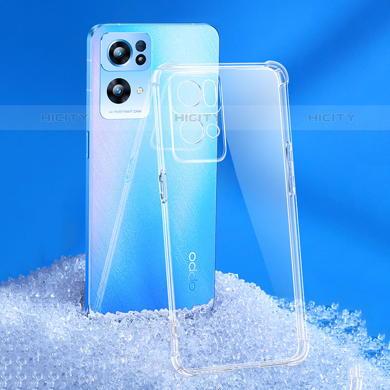 Carcasa Silicona Ultrafina Transparente T18 para Oppo Reno7 Pro 5G Claro