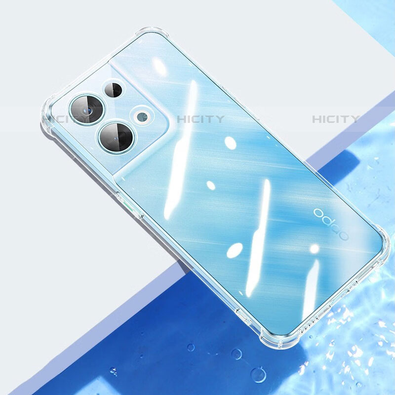 Carcasa Silicona Ultrafina Transparente T18 para Oppo Reno8 Pro 5G Claro