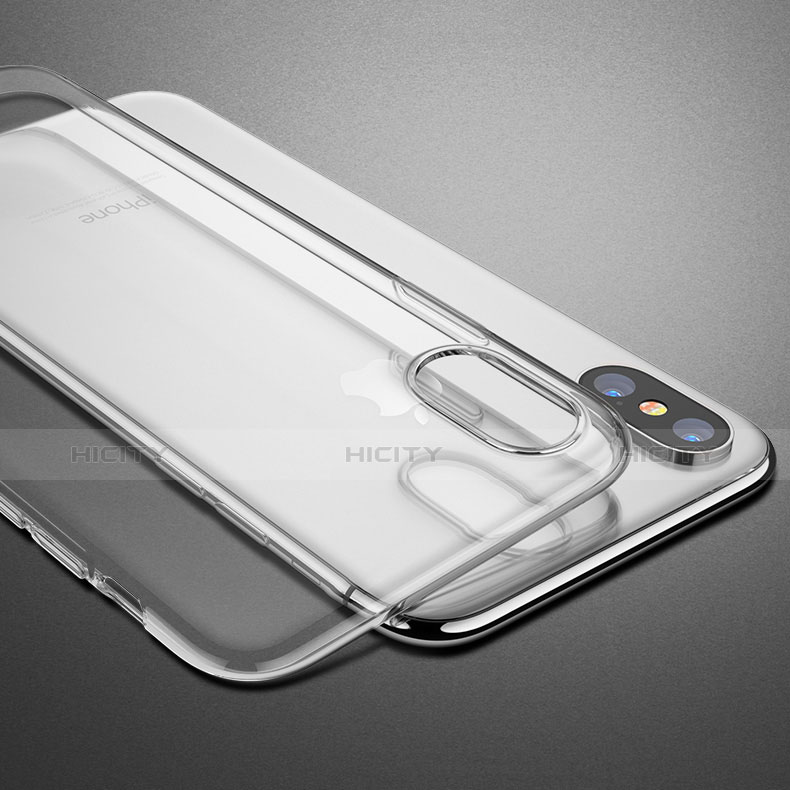 Carcasa Silicona Ultrafina Transparente T20 para Apple iPhone X Claro